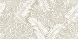 Lugn botanisk elegans i neutrala toner
