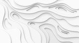 Organiskt lager av vitt i topografisk design