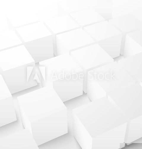 Abstract 3D cube background
