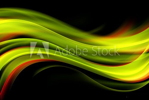 Abstract Colorful Waves Background