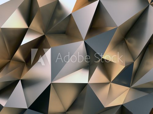 Abstract Metal Background 3D Illustration