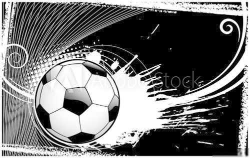 abstract soccer ball backround