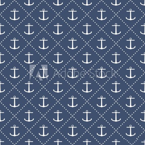 Anchor seamless pattern