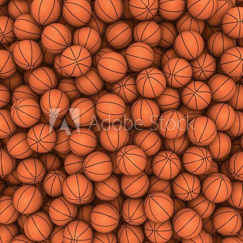 Basketballs background