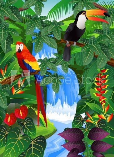 Beauiful tropical background