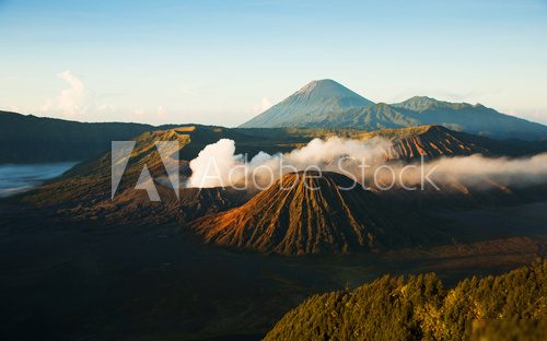 Bromo, an active volcano in Indonesia, Javas ilsand