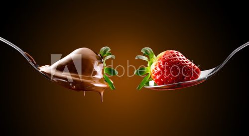 fragole e cioccolato
