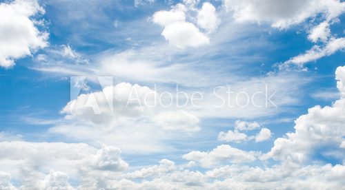 clouds on blue sky