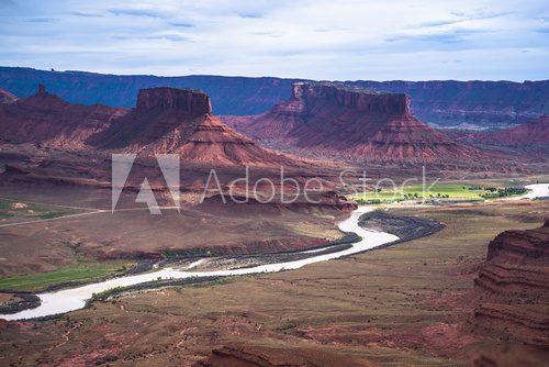 Colorado River professor valley overlook utah