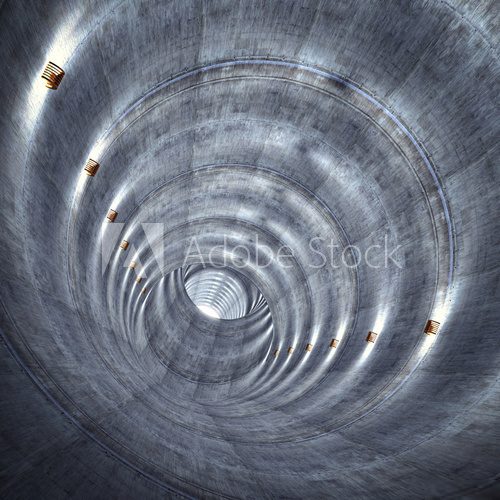 concrete tunnel