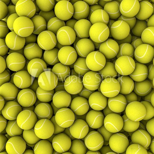 Tennis balls background