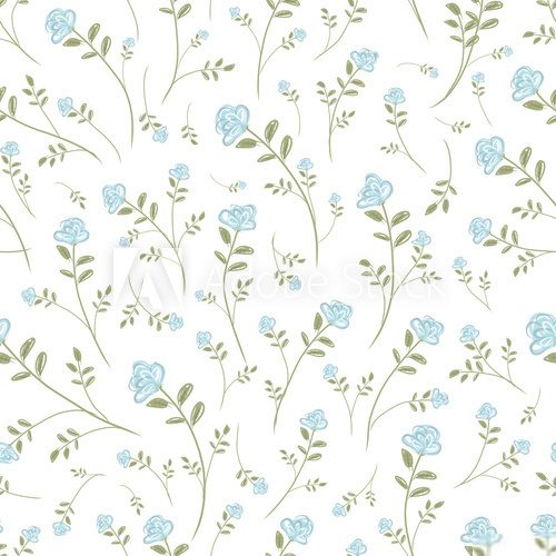 Floral seamless pattern for your design