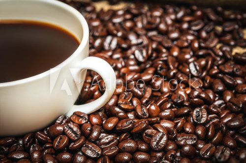 White cup of coffee