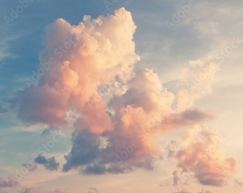 Cloudy sky during sunrise