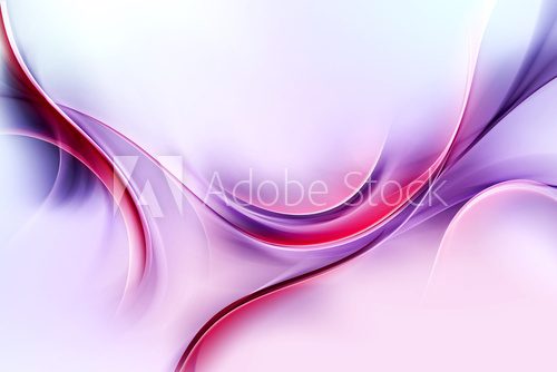Purple Abstract Waves Art Composition Background