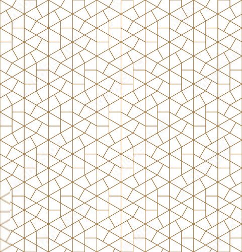 Seamless japanese pattern shoji kumiko in golden.