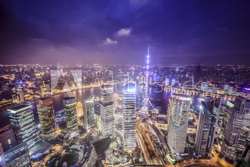 Shanghai, China Aerial View