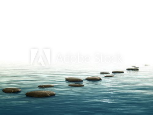 step stones background