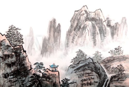 traditional Chinese painting , landscape