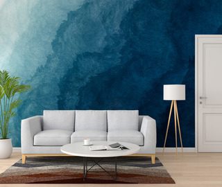 abstrakt struktur i djup marinbla ton tapeter for vardagsrummet tapeter demural