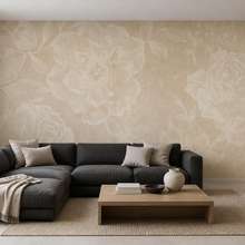 Mjukt-ljus-pa-ett-subtilt-blommonster-tapeter-for-vardagsrummet-tapeter-demural