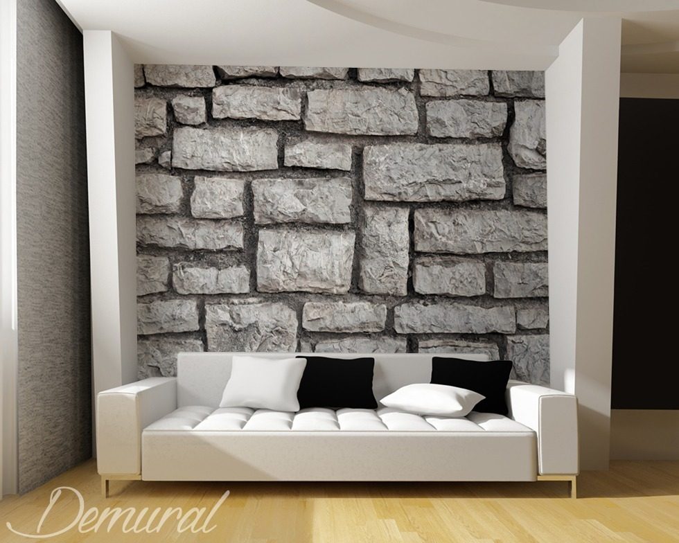Absoluut, betong på väggen Tapeter för vardagsrummet Tapeter Demural