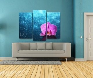 trippel avkoppling tavlor for vardagsrummet tavlor demural