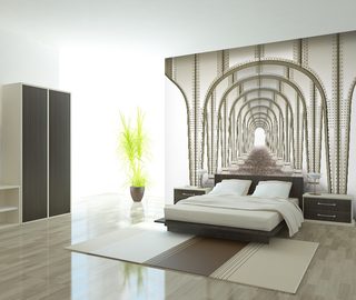 symmetrisk tunnel tapeter for sovrummet tapeter demural