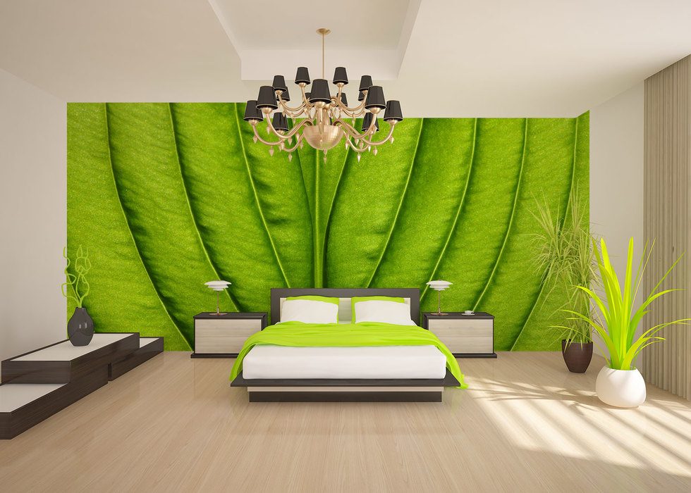 Det är grönt på min vägg Texturer Tapeter Tapeter Demural