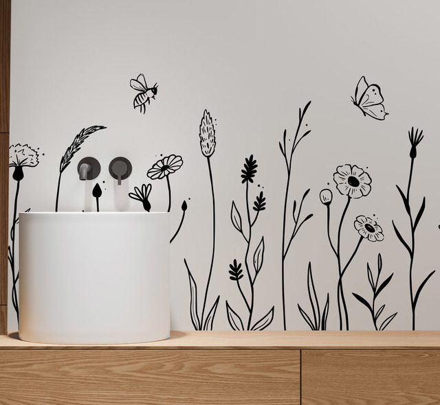 en valdigt minimalistisk ang tapeter for badrummet tapeter demural