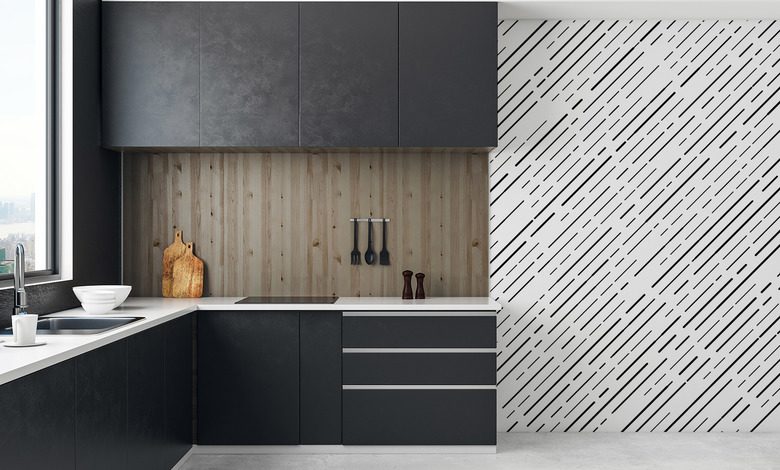 geometrisk dynamik i ren form tapeter for koket tapeter demural