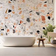 Mosaikaccent-i-en-modern-interior-texturer-tapeter-tapeter-demural